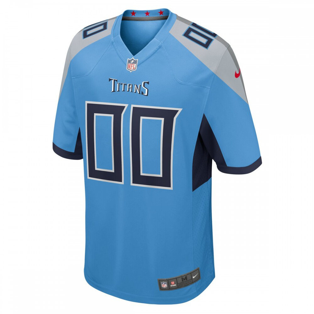 Tennessee Titans Nike Alternate Custom Game Jersey - Light Blue-GridironStore